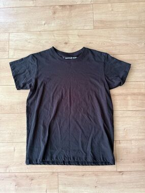 American Giant Black Crew Neck T Shirt Made in USA 100% Cotton Women’s Medium